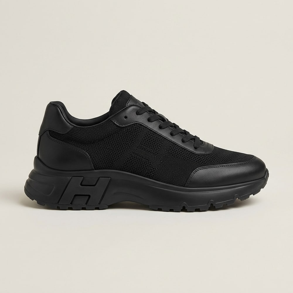 Hermes Bouncing Sneaker "Black Platform"