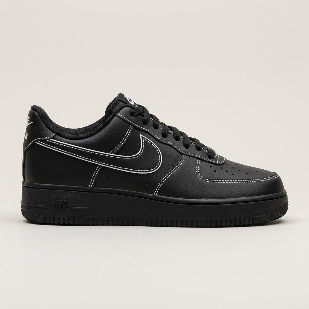 Nike Air Force 1 Low Black White Outline